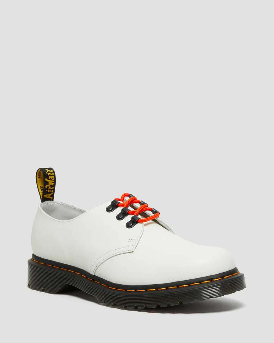 Dr. Martens 1461 Ben Smooth Lær Oxford Sko Herre Hvite [1658KQUPV]